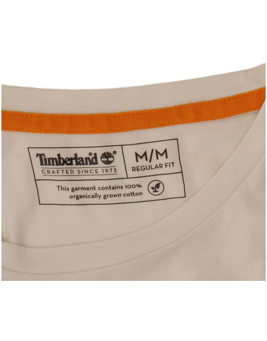 Timberland Herre grafisk T-shirt top mellem hvid bomuld