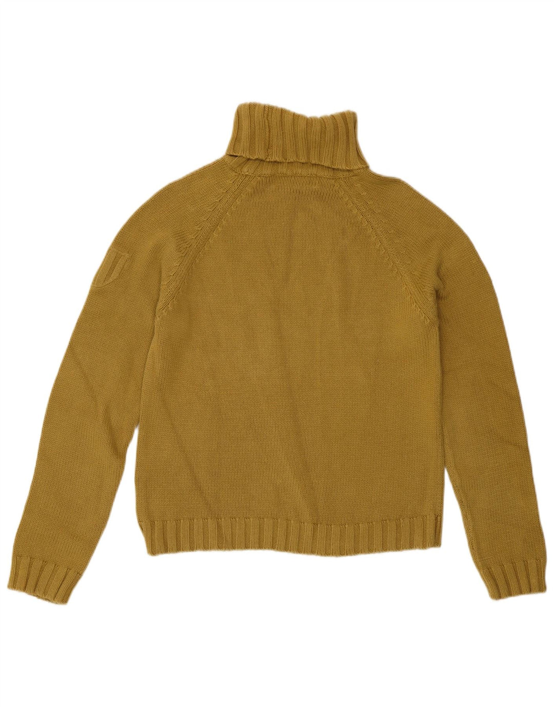 Zara Dame Rullehals Sweater UK 14 Stor Gul