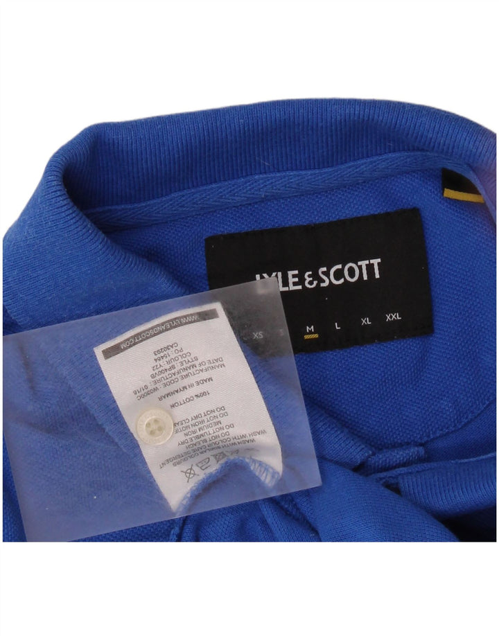 LYLE & SCOTT Poloshirt til mænd Medium blå bomuld