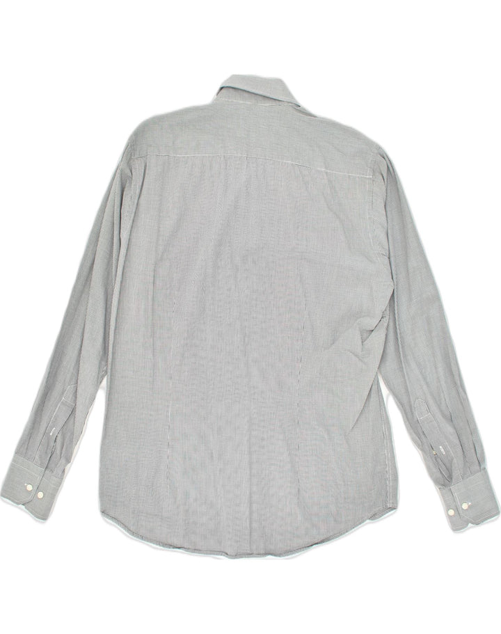 DACK'S Mens Slim Fit Shirt Large Grey Check Cotton | Vintage Dack's | Thrift | Second-Hand Dack's | Used Clothing | Messina Hembry 