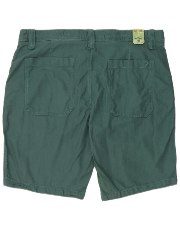 FAT FACE Herre Chino Shorts W38 XL Grøn Bomuld