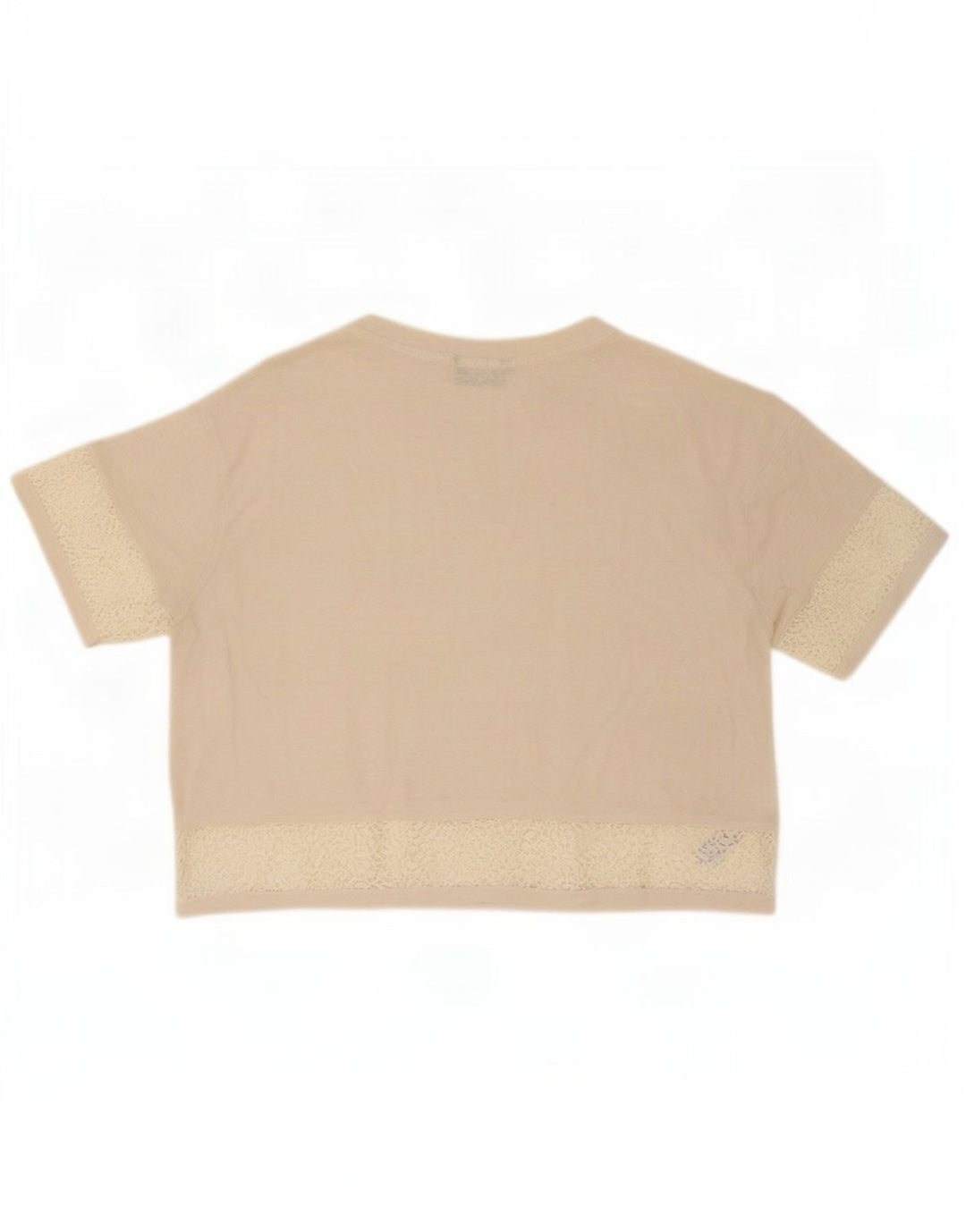 Marks & Spencer Dame Oversized T-Shirt Top UK 16 Large Beige Linen