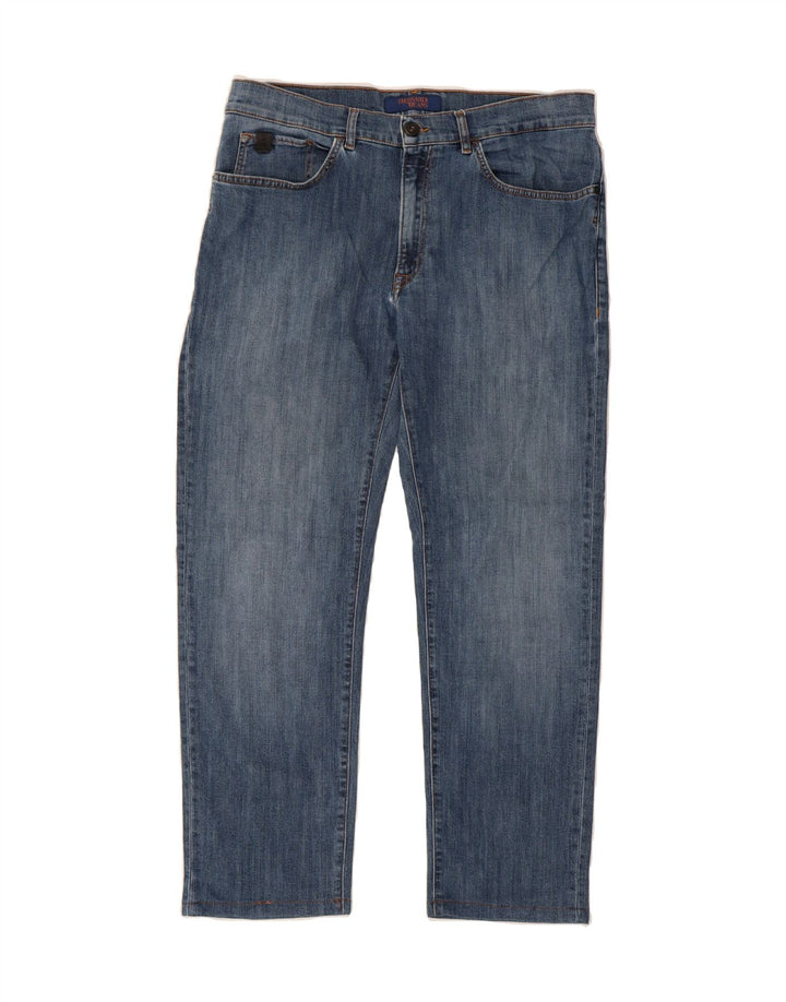 TRUSSARDI Mens Straight Jeans IT 52 XL W38 L30 Blue Vintage Trussardi and Second-Hand Trussardi from Messina Hembry 