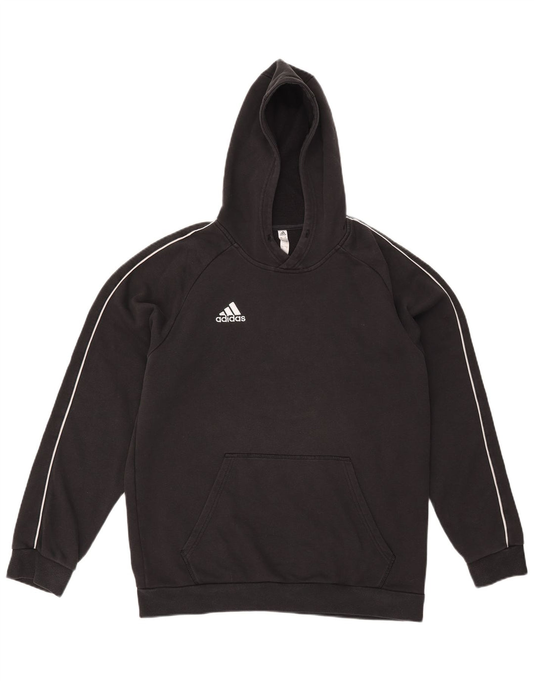 Adidas hættetrøje til mænd, stor sort bomuld
