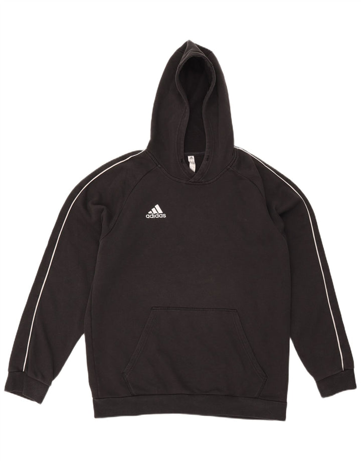 Adidas hættetrøje til mænd, stor sort bomuld