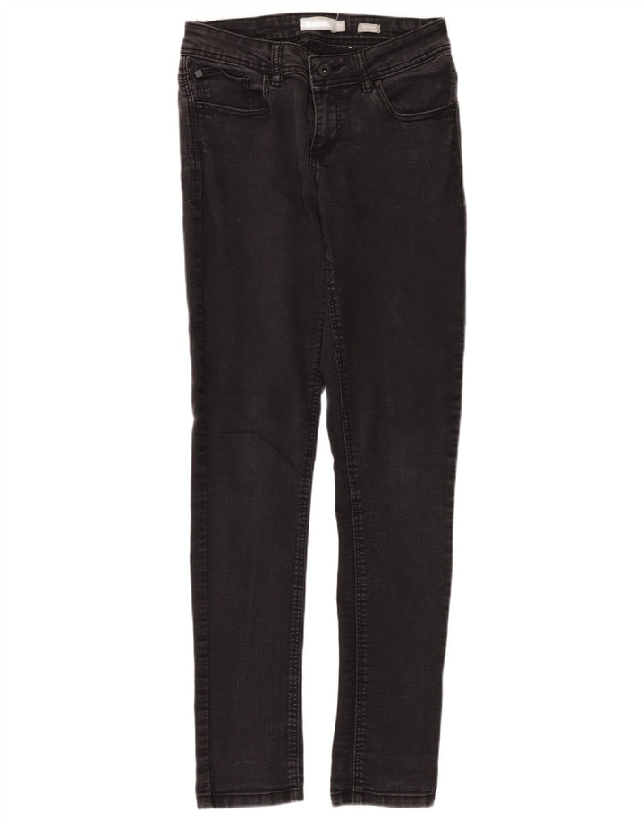 Bænk Dame Skinny Jeans W27 L32 Sort Bomuld