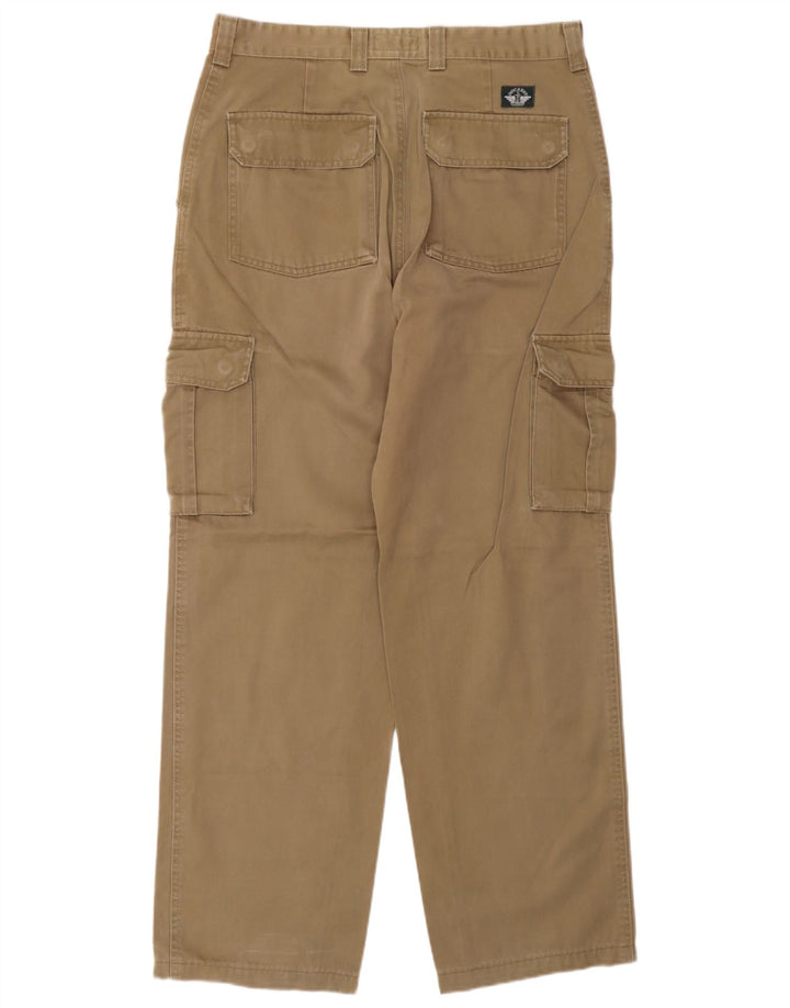 Dockers Herre Khakis Straight Cargo Bukser W34 L32 Khaki