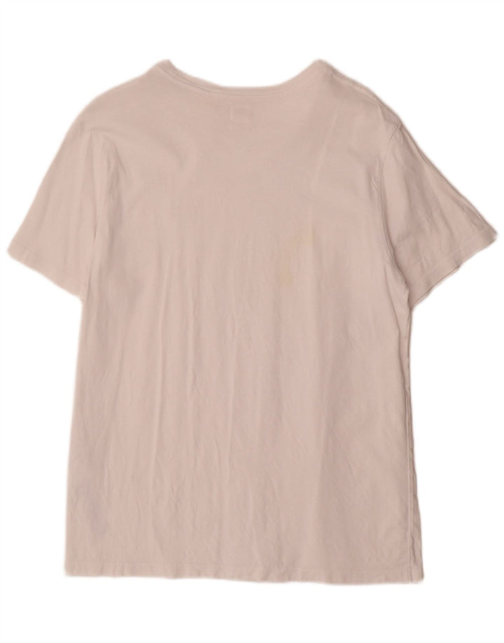 Levi's Herre Standard T-Shirt Top Stor Hvid Bomuld