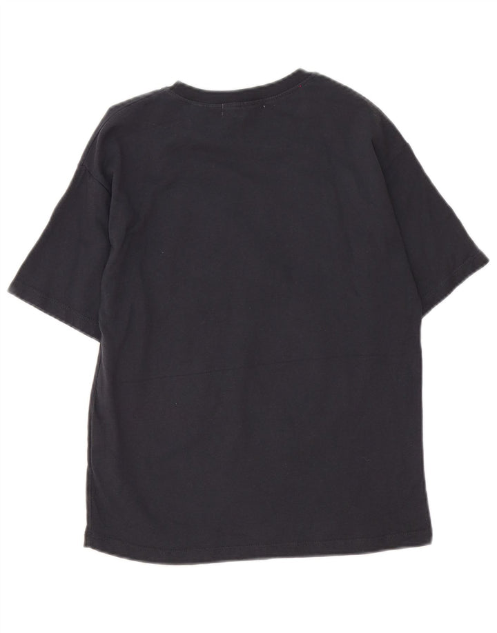 Zara drenge grafisk t-shirt top 9-10 år sort bomuld