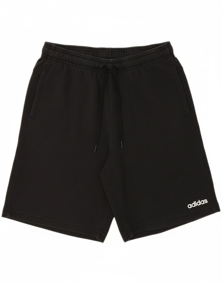 ADIDAS Mens Sport Shorts Large  Black Cotton Vintage Adidas and Second-Hand Adidas from Messina Hembry 