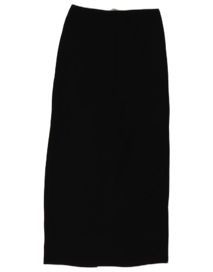 Zara Midi Nederdel Small W28 Sort til kvinder
