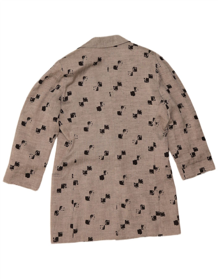 CHARLET+THOMASCHEWSKI Womens Longline Blazer Jacket EU 40 Medium Grey