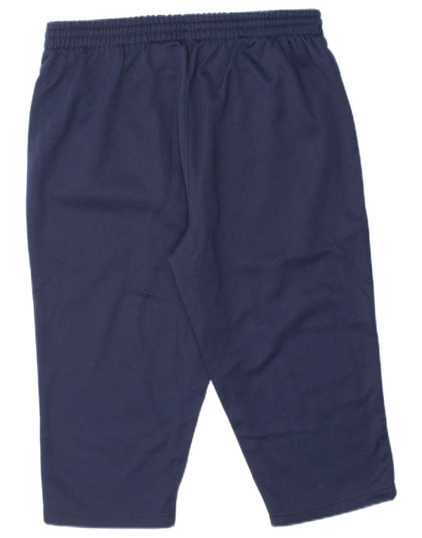 Kappa Mens Bermuda Sport Shorts Medium Navy Blue Polyester