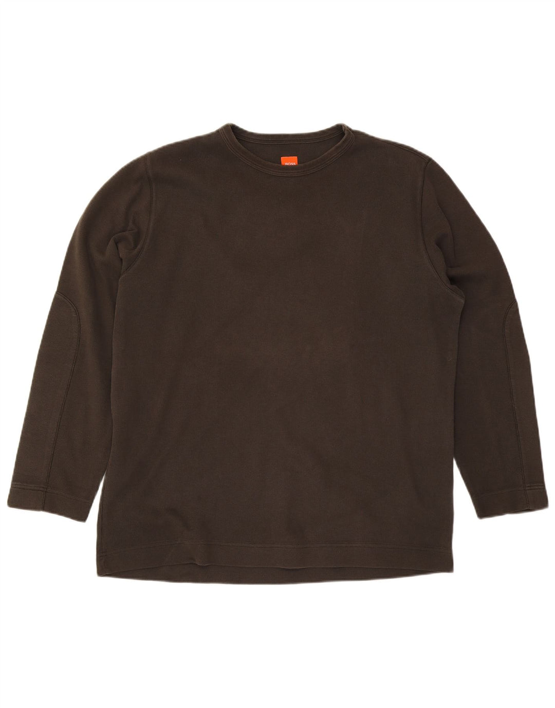 Hugo Boss Herre Top Langærmet 2XL Khaki Bomuld