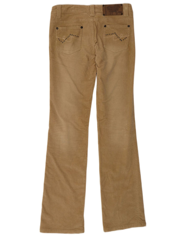 Madonna Dame Bootcut Corduroy Bukser XS W28 L33 Beige Bomuld