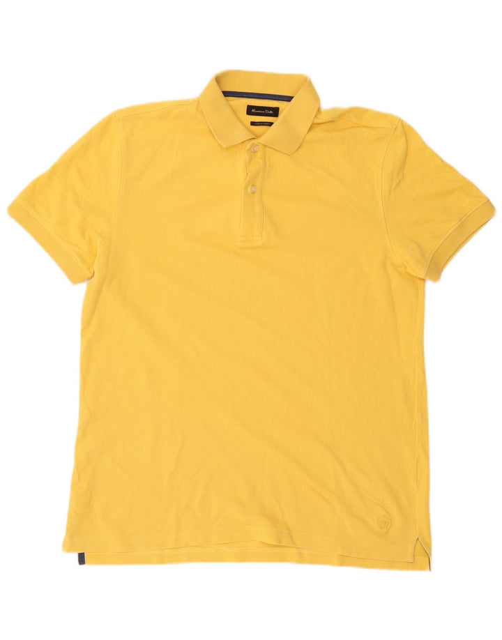 Massimo Dutti Herre Polo Shirt Stor Gul