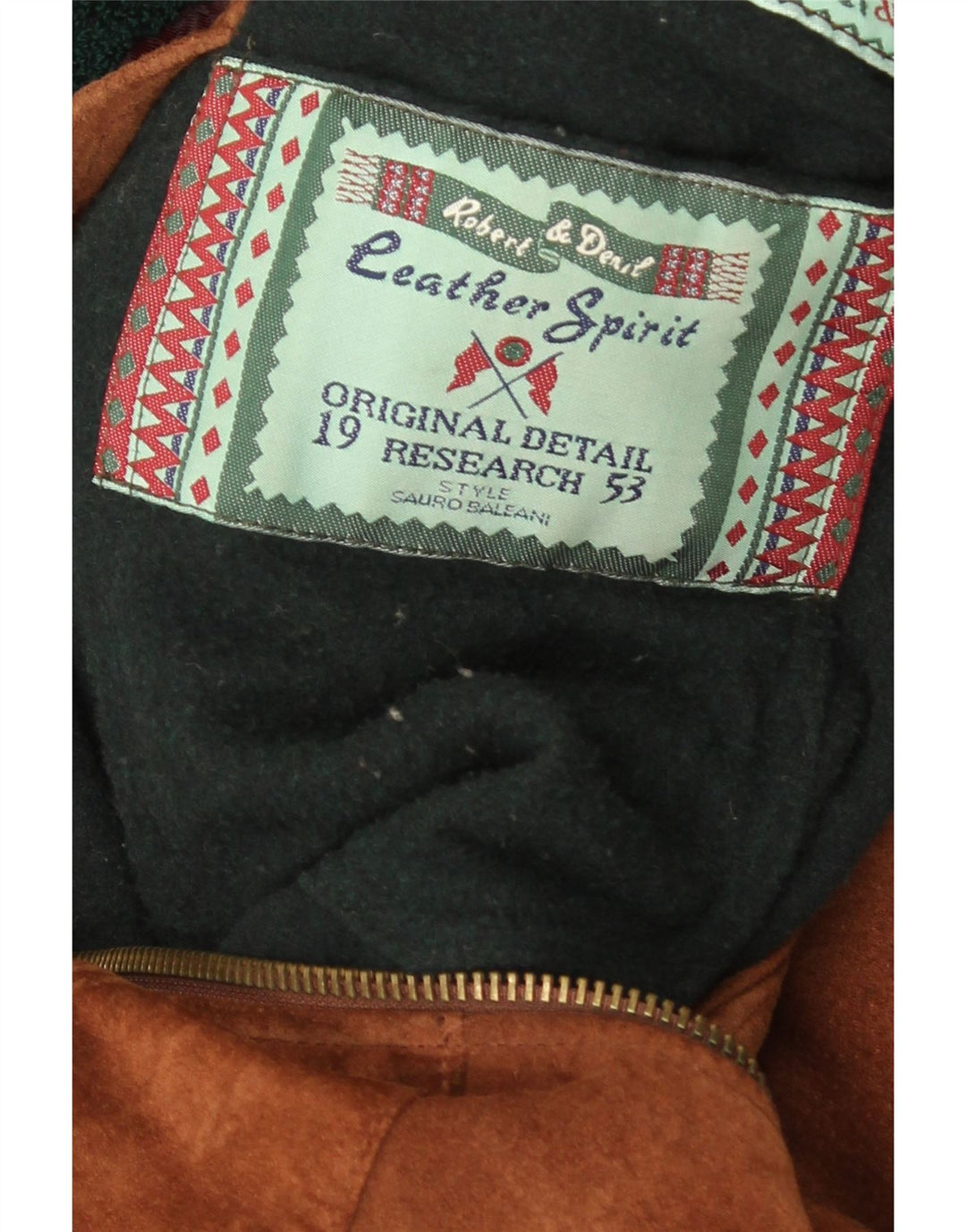 Vintage herre ruskindsoverfrakke UK 40 Large Brown