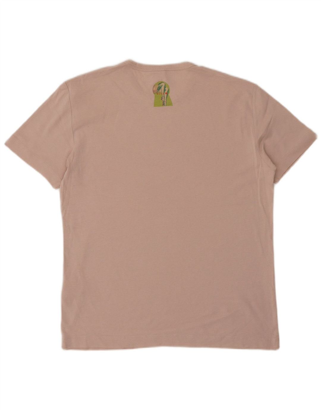 Hugo Boss Dame Grafisk T-Shirt Top UK 16 Large Pink