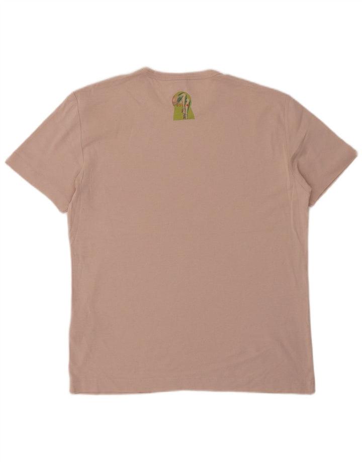 Hugo Boss Dame Grafisk T-Shirt Top UK 16 Large Pink