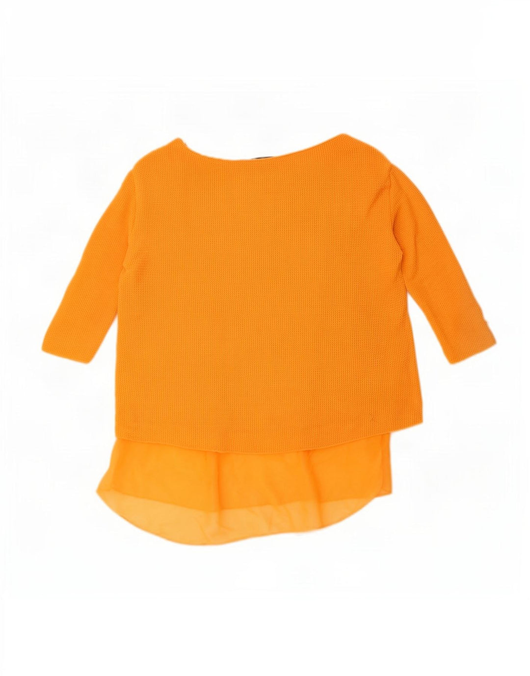 Zara Dame Top 3/4 ærme UK 10 Small Orange