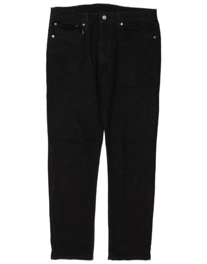 Levi's Herre 511 Slim Jeans W34 L32 Sort Bomuld