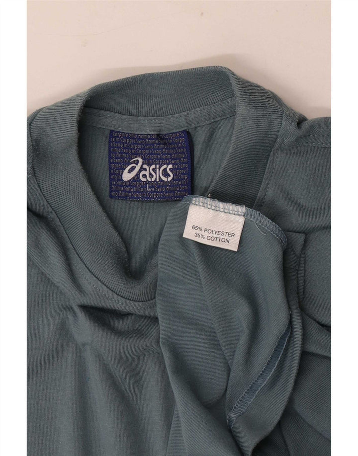 Asics Herre T-Shirt Top Stor Blå Polyester