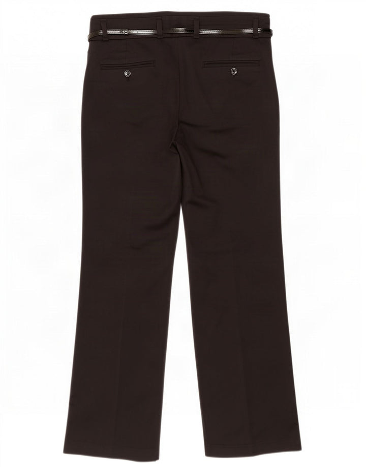 Zara Dame Bootcut Casual Bukser EU 40 Medium W30 L30 Sort Bomuld