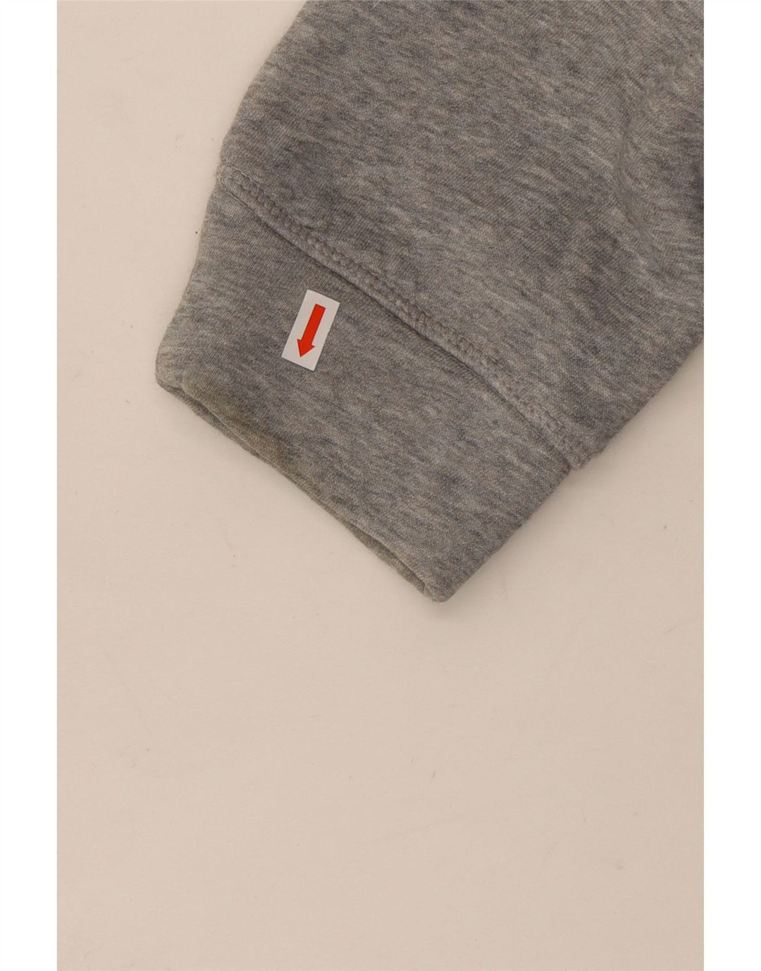 TOMMY HILFIGER oversized grafisk hættetrøje til kvinder UK 14 mellemgrå