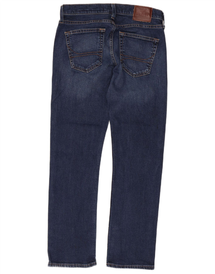 Hollister Herre Slim Straight Jeans W30 L30 Blå