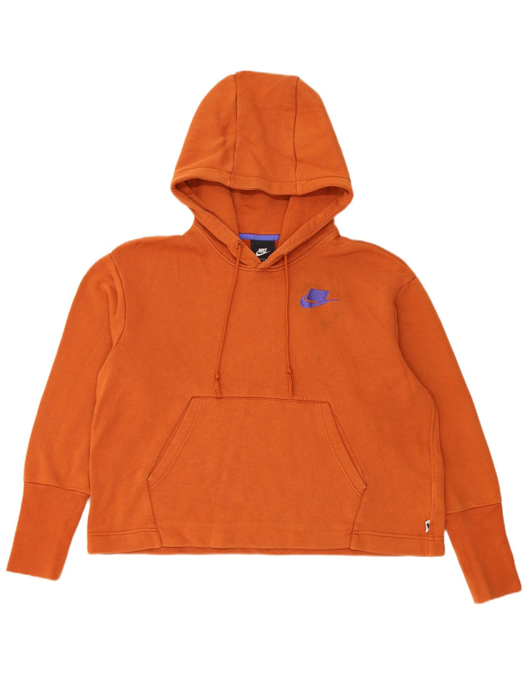 Nike oversized hættetrøje til kvinder DK 14 Medium Orange Bomuld