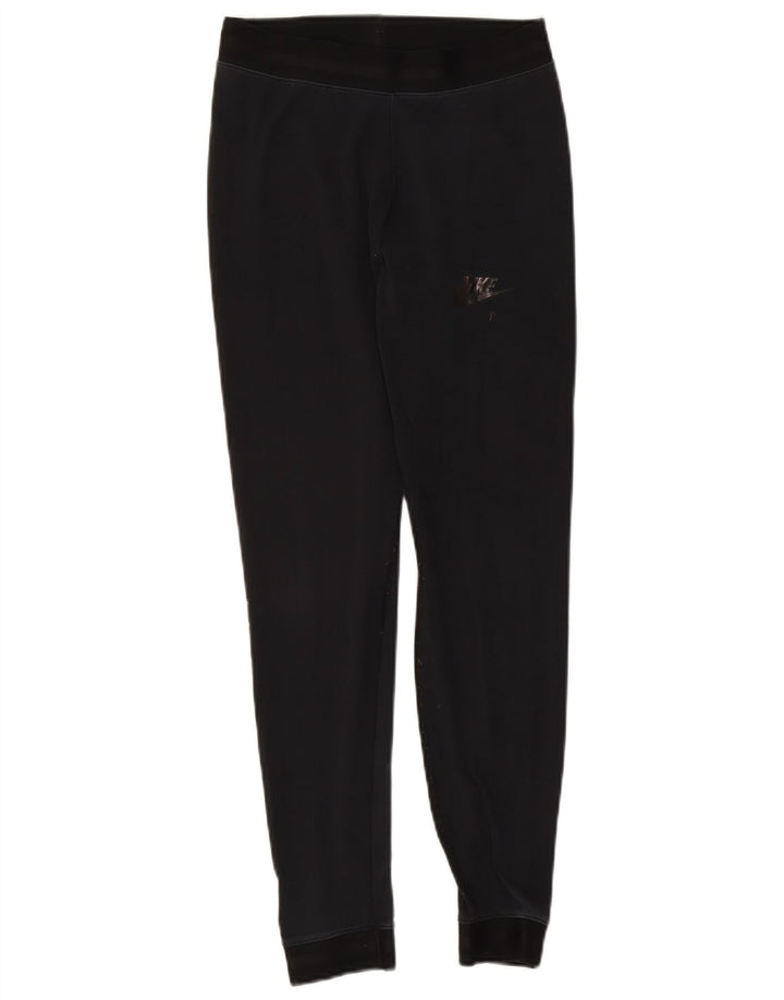 Nike Dame Grafiske Leggings UK 12 Medium Sort