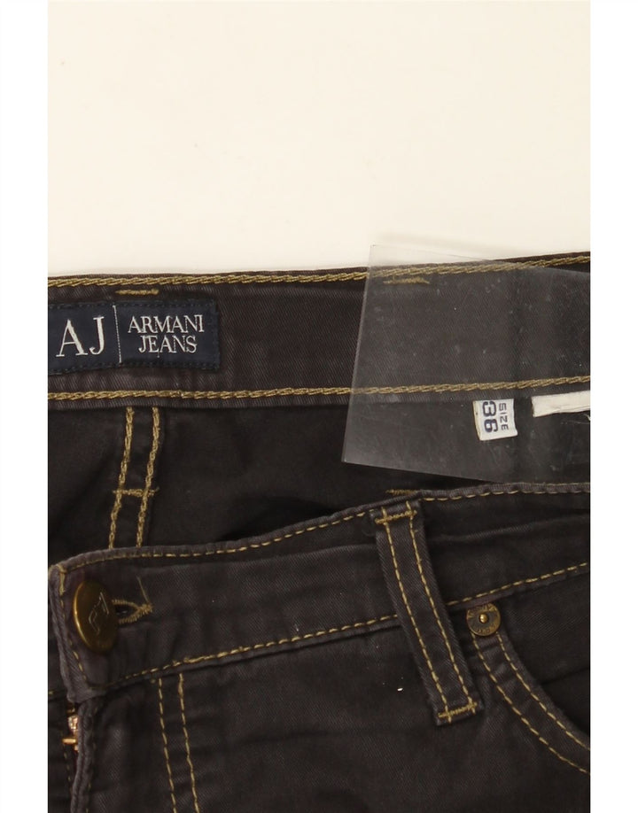 ARMANI Straight Jeans til mænd W36 L34 Sort