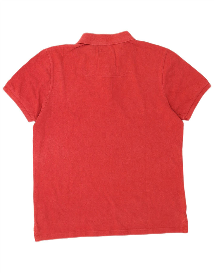 Joules herre poloshirt Medium rød bomuld