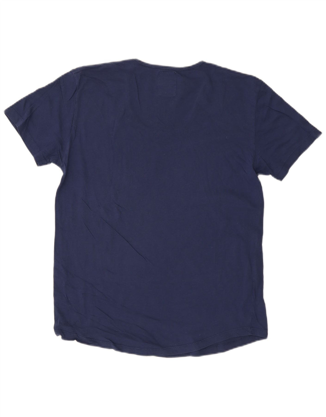 ZARA T-shirt top til kvinder UK 14 Stor marineblå bomuld