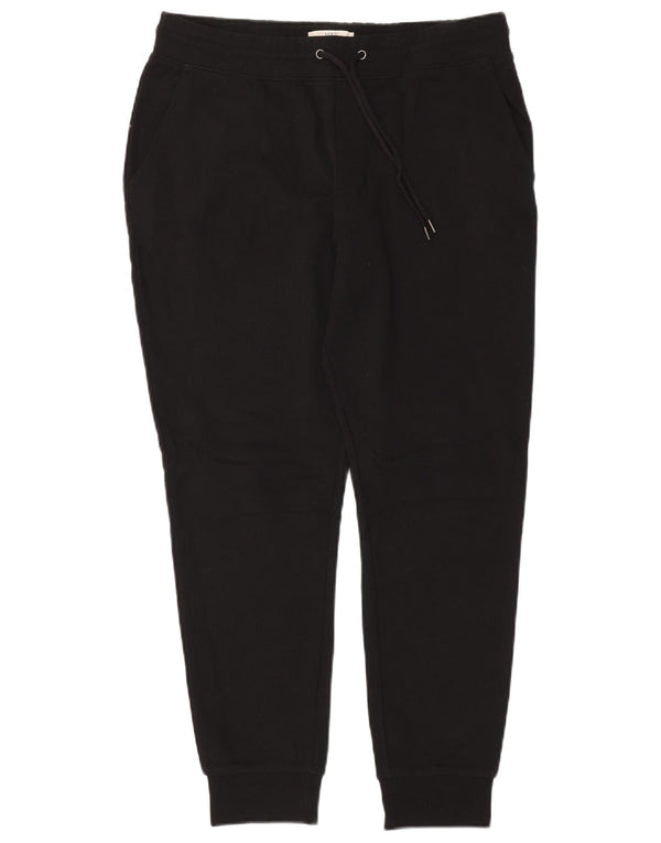Marks & Spencer Mens Tracksuit Trousers Joggers Medium Black Cotton