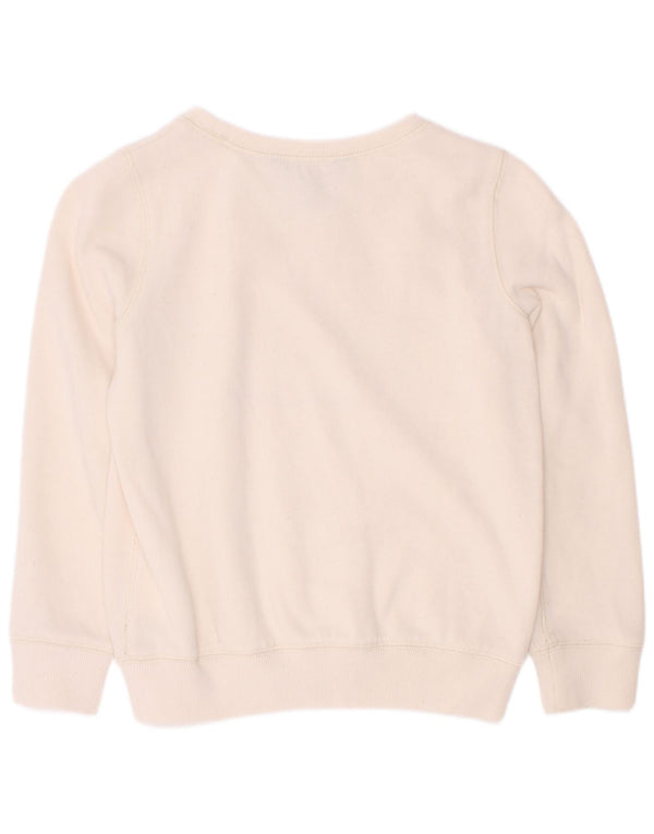 Polo Ralph Lauren piger grafisk sweatshirt trøje 5-6 år Off White