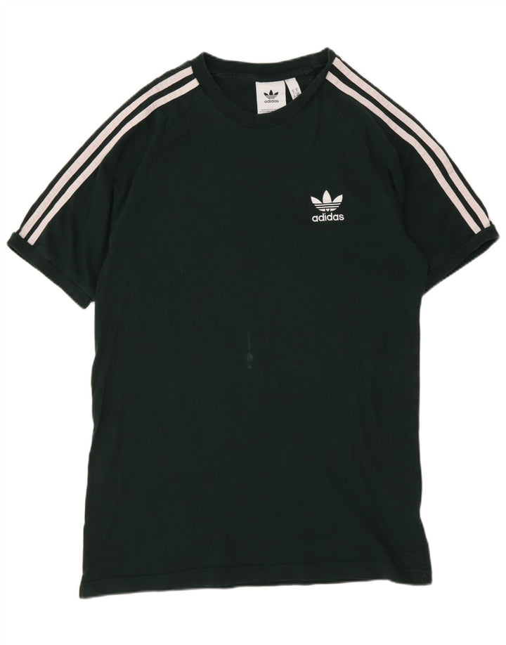 Adidas herre T-shirt top mellemgrøn bomuld