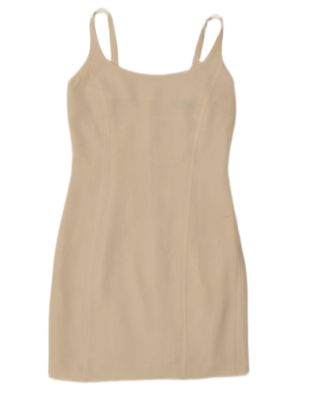 Marella Dame Sleeveless Sheath Dress UK 8 Small Off White Polyester