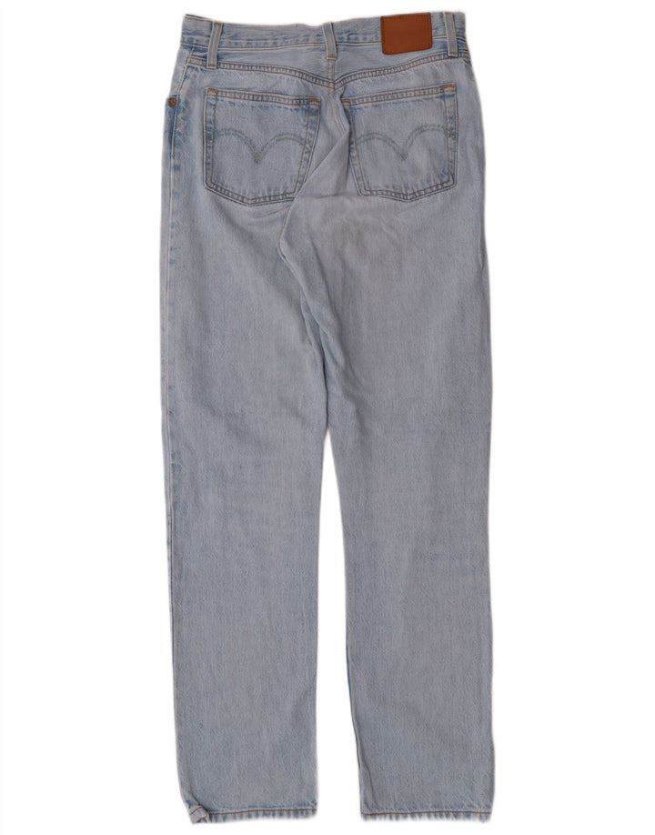 LEVI'S Straight Jeans til kvinder W28 L30 Blå Bomuld