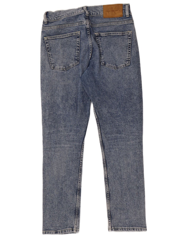 Calvin Klein Boys Slim Jeans 13-14 år W30 L27 Blå Bomuld