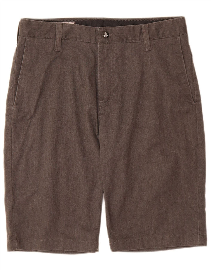 Volcom Herre Chino Shorts W28 Små Grå Bomuld