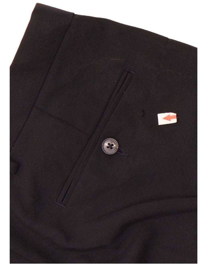 Marks & Spencer Herre Regular Fit Suit Bukser W34 L33 Marineblå polyester