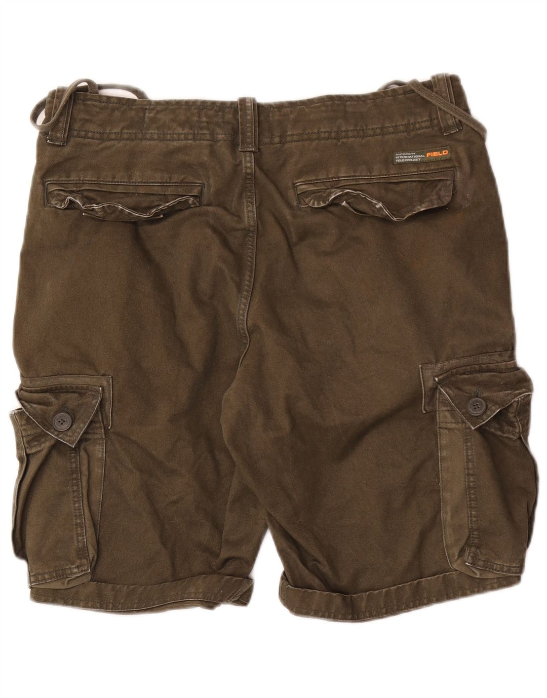 Superdry Herre Cargo Shorts W32 Medium Khaki Bomuld