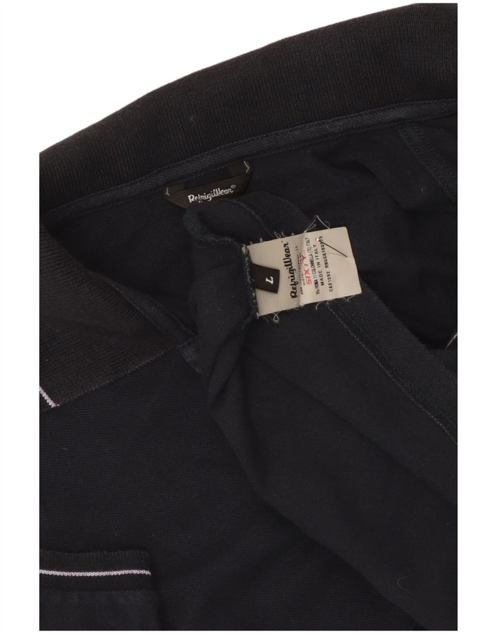 Refrigiwear Dame Polo Shirt UK 14 Large Navy Blue