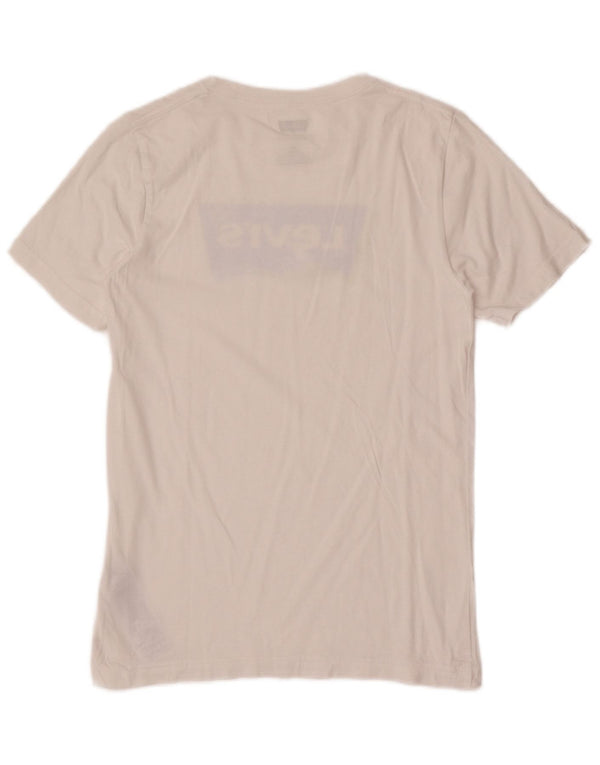 Levi's Boys Grafisk T-Shirt Top 13-14 År Hvid Bomuld