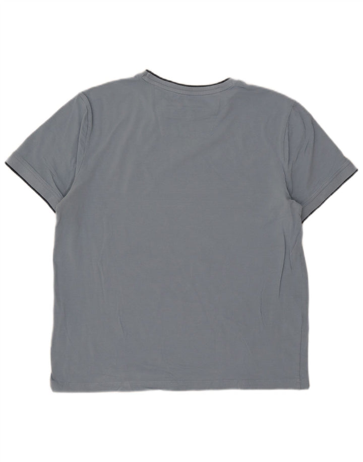 Nautica Herre T-Shirt Top Stor Blå Bomuld