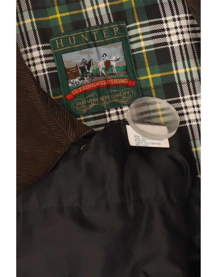 Hunter Herre Vokset Bomuldsjakke IT 52 XL Khaki Bomuld