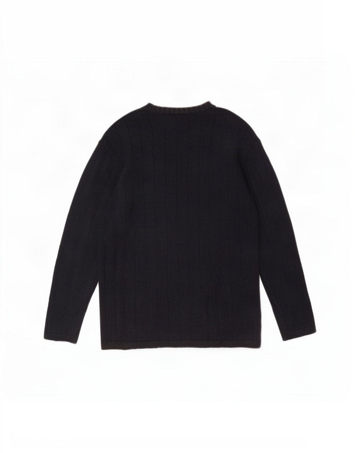 Timberland Herre Boat Neck Jumper Sweater Stor Marineblå Bomuld