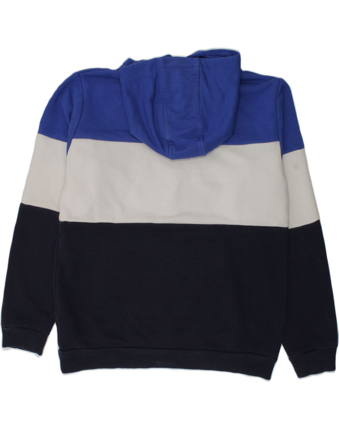 FILA Boys Graphic Hoodie Jumper 11-12 Years Black Colourblock Cotton | Vintage Fila | Thrift | Second-Hand Fila | Used Clothing | Messina Hembry 