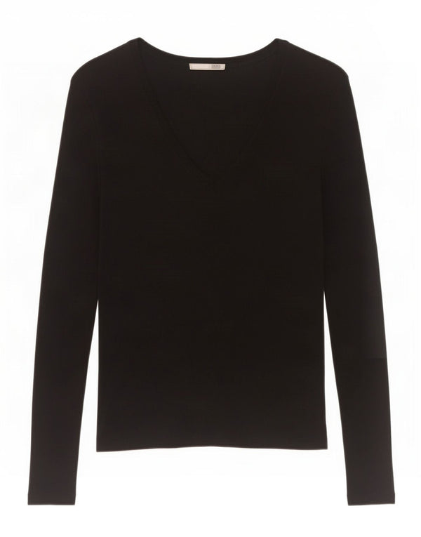 Zara Dametop Langærmet UK 12 Medium Sort